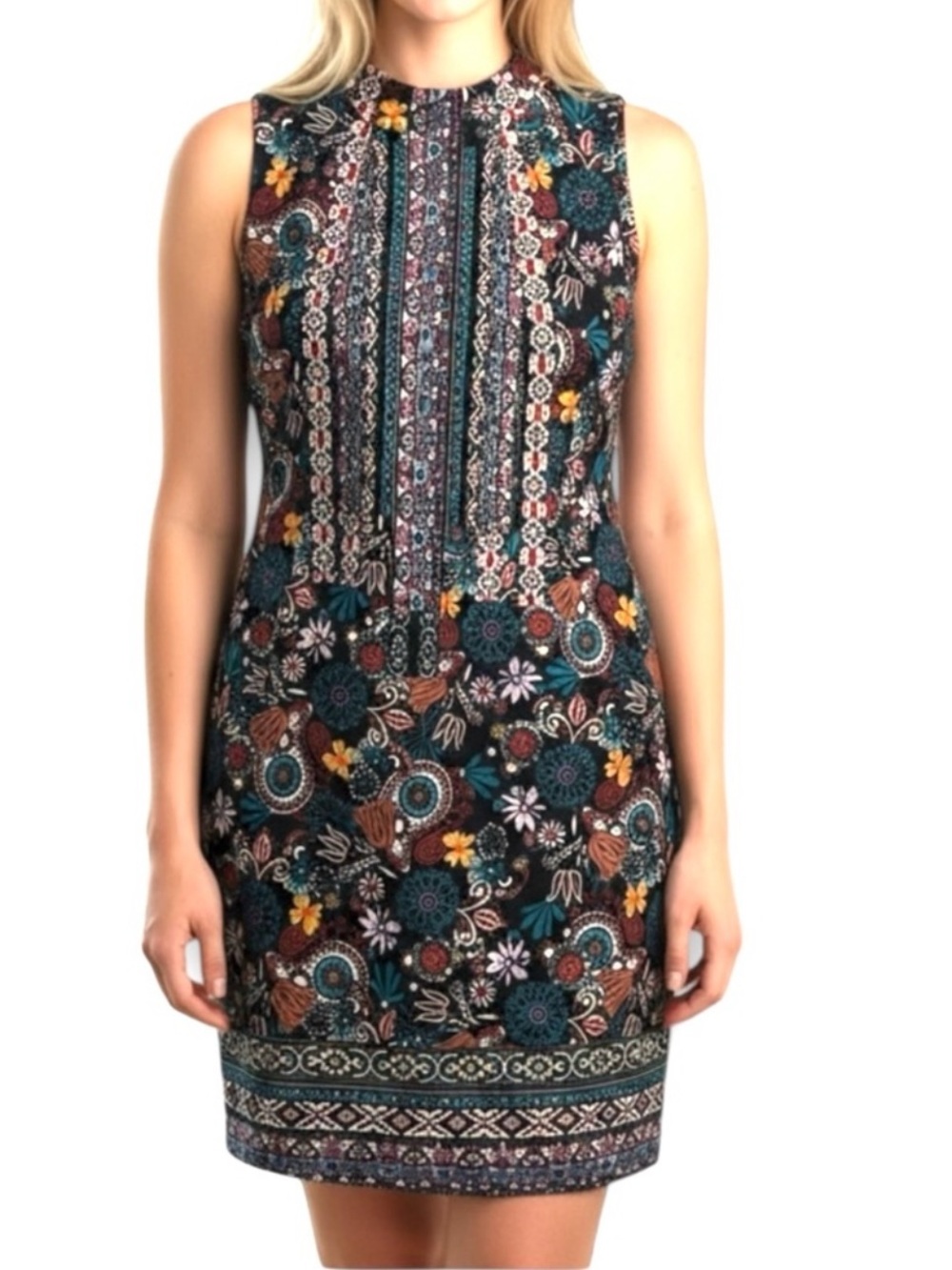 Melissa Paige Floral Boho Dress Size Large